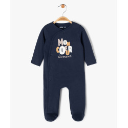 Pyjama ouverture devant en jersey bÃ©bÃ©