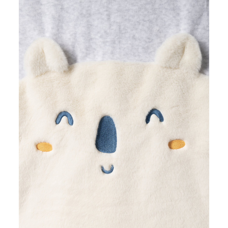 Gigoteuse en velours TOG 2,5 avec motif en maille peluche bébé Gigoteuse en velours TOG 2,5 avec motif en maille peluche bébé