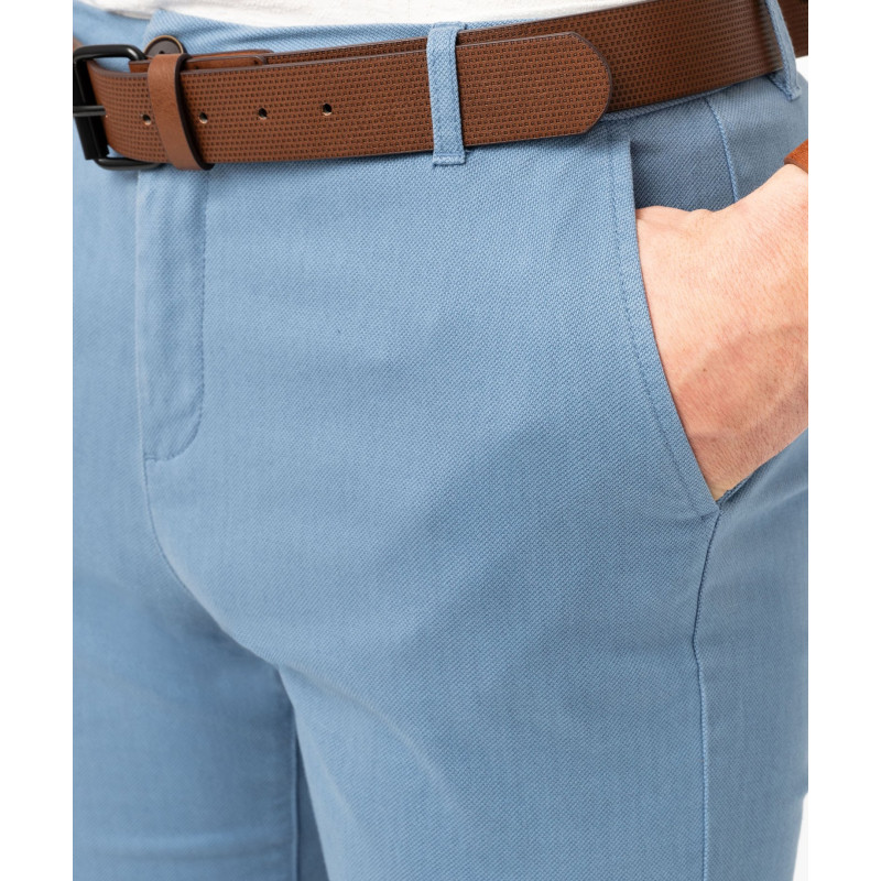 Pantalon chino en stretch coupe slim homme Pantalon chino en stretch coupe slim homme