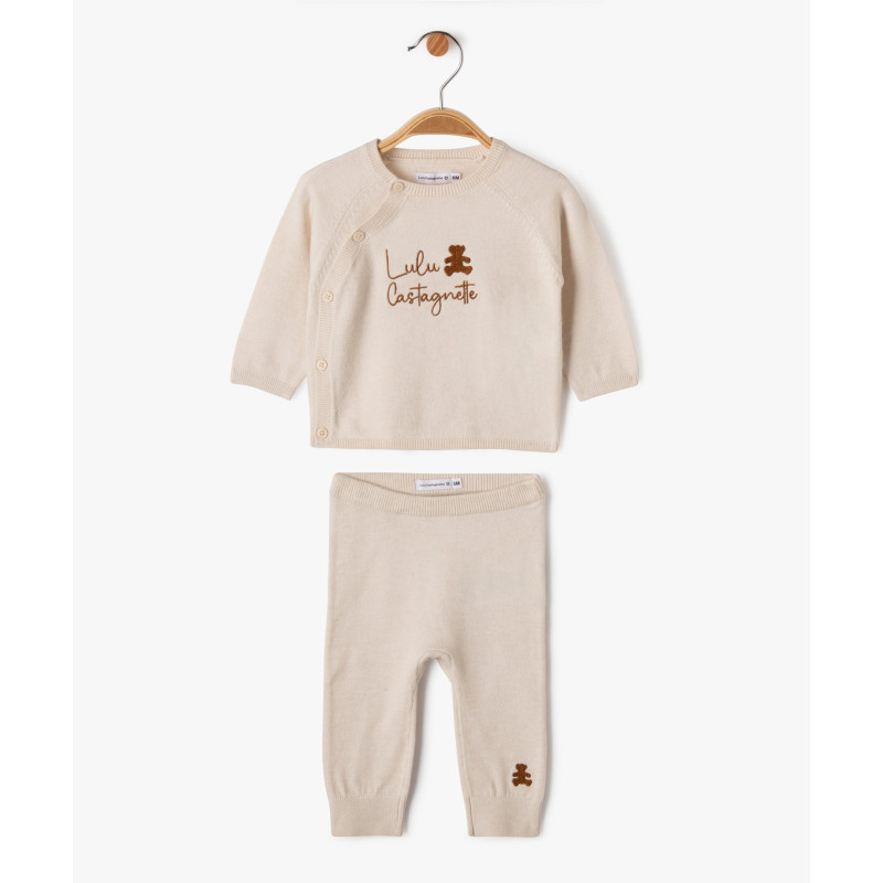 Ensemble 2 pièces pull et pantalon bébé fille - LuluCastagnette