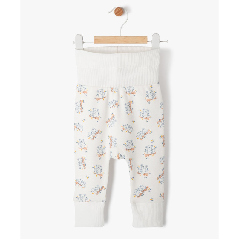 Pantalon évolutif en maille imprimée koalas bébé