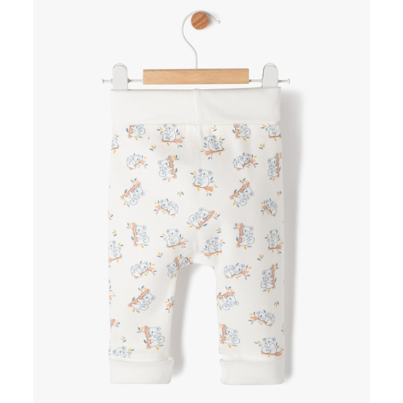 Pantalon évolutif en maille imprimée koalas bébé