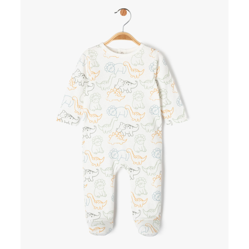 Pyjama dors-bien à motifs dinosaures bébé