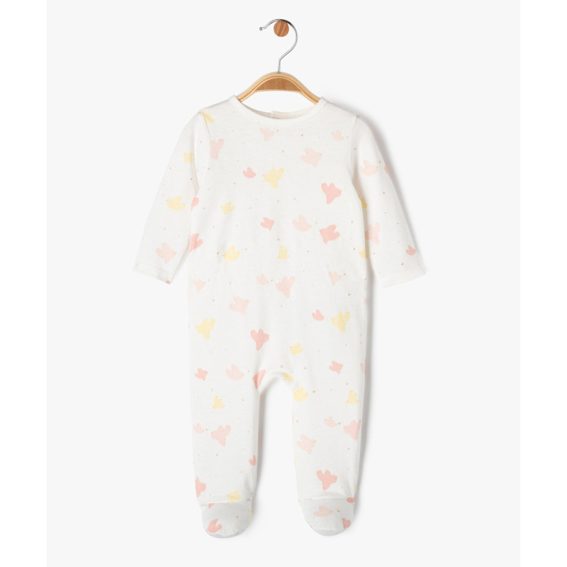 Pyjama dors-bien avec motifs oiseaux bébé fille