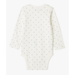 Body à manches longues avec motifs variés bébé fille (lot de 3)