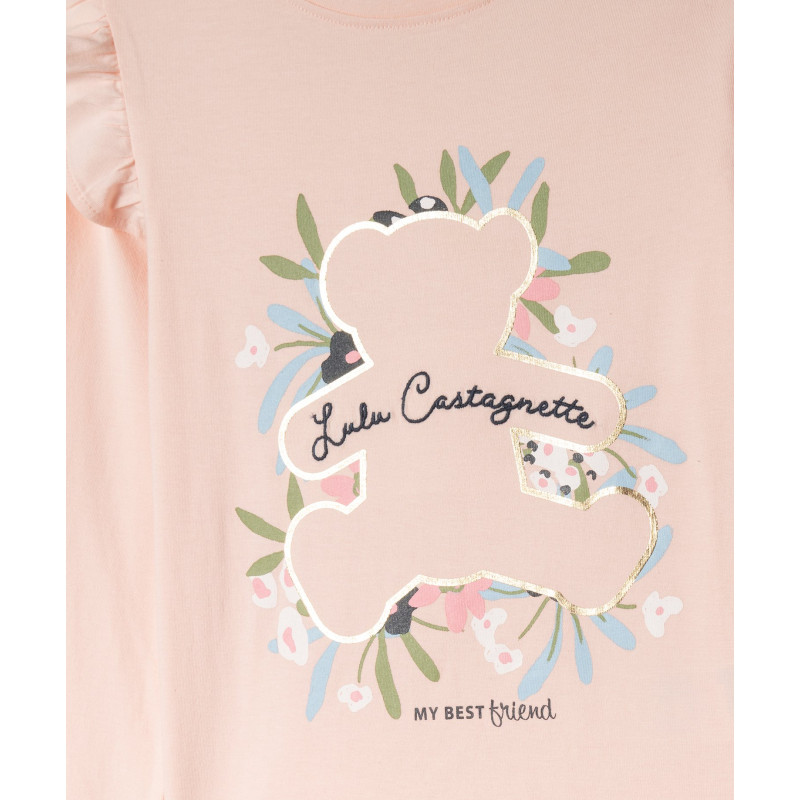 Pyjama léger en coton imprimé à volants fille - LuluCastagnette