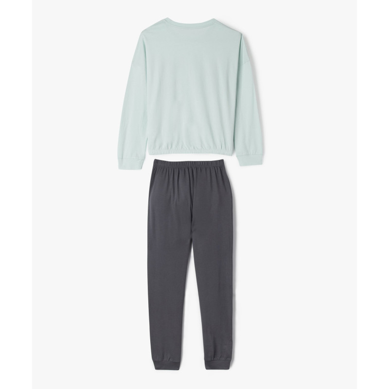 Pyjama 2 pièces en coton fille Pyjama 2 pièces en coton fille