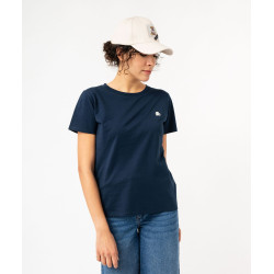 Tee-shirt à manches courtes avec logo brodé femme - LuluCastagnette