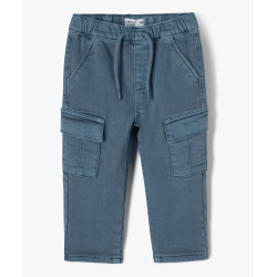 Pantalon cargo extensible avec taille Ã©lastique bÃ©bÃ© garÃ§on