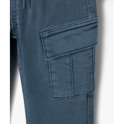 Pantalon cargo extensible avec taille élastique bébé garçon