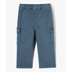 Pantalon cargo extensible avec taille élastique bébé garçon