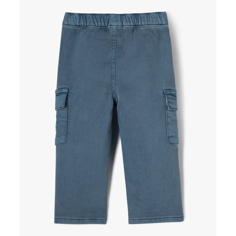 Pantalon cargo extensible avec taille élastique bébé garçon