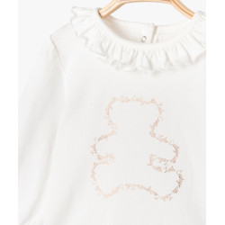 Ensemble 2 pièces bébé fille T-shirt et short - LuluCastagnette