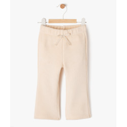 Pantalon en velours côtelé avec doublure polaire bébé fille