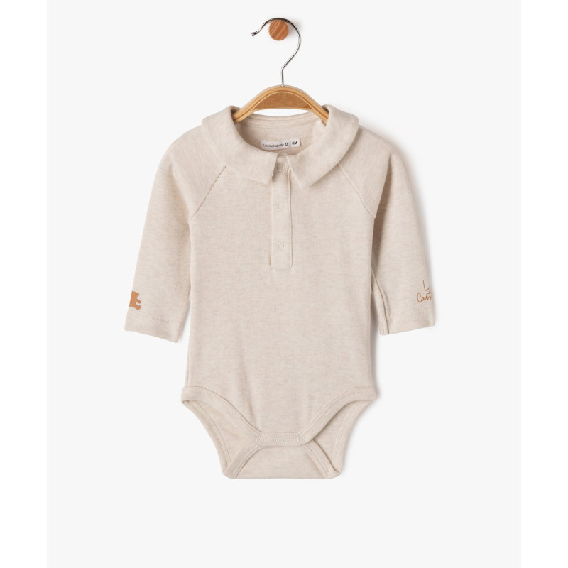 Ensemble 2 pièces salopette et body bébé garçon - LuluCastagnette