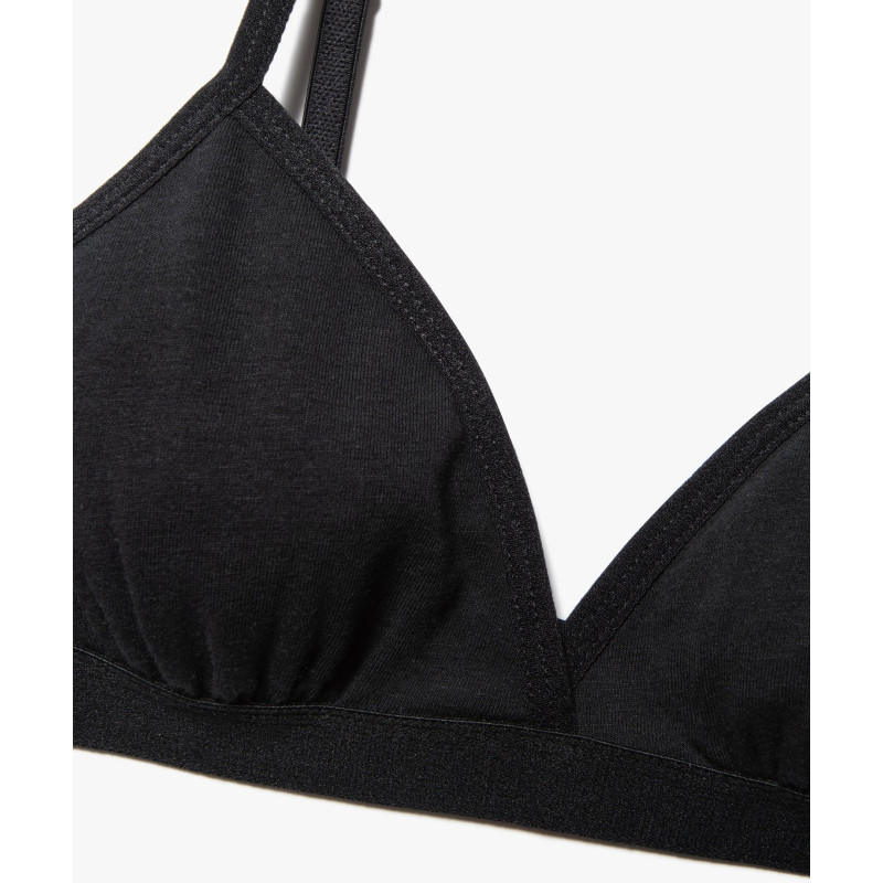 Soutien-gorge triangle à fines bretelles fille