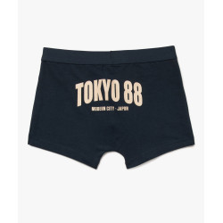 Boxer en coton stretch inscriptions urbaines (lot de 2) garçon Boxer en coton stretch inscriptions urbaines (lot de 2) garçon