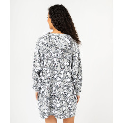 Chemise de nuit à capuche en velours ras motif lapin femme - Disney