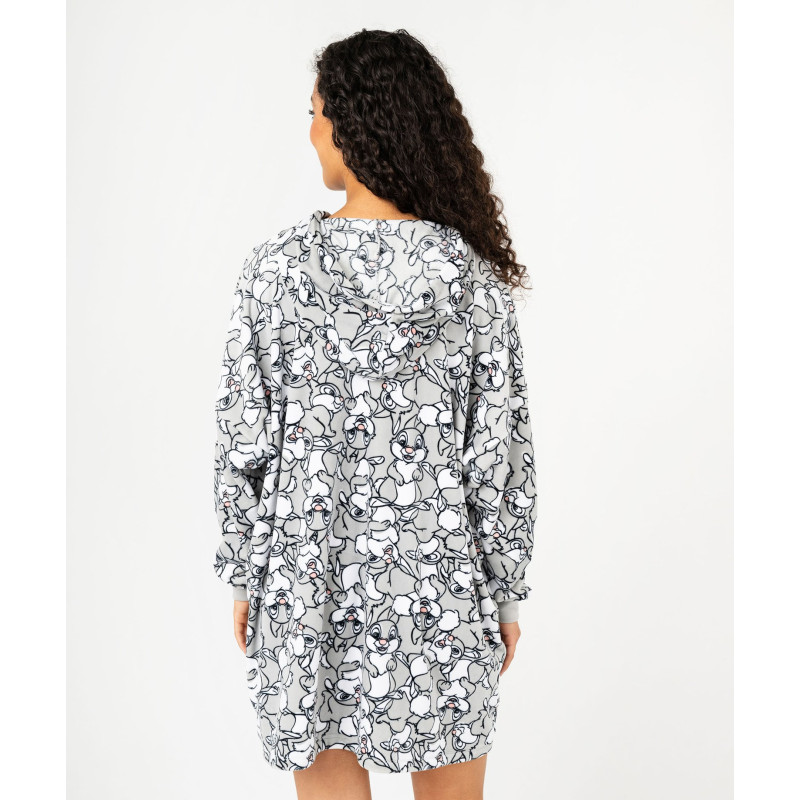 Chemise de nuit à capuche en velours ras motif lapin femme - Disney