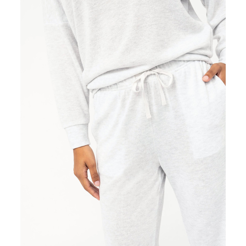 Pantalon de pyjama en maille fine femme Pantalon de pyjama en maille fine femme