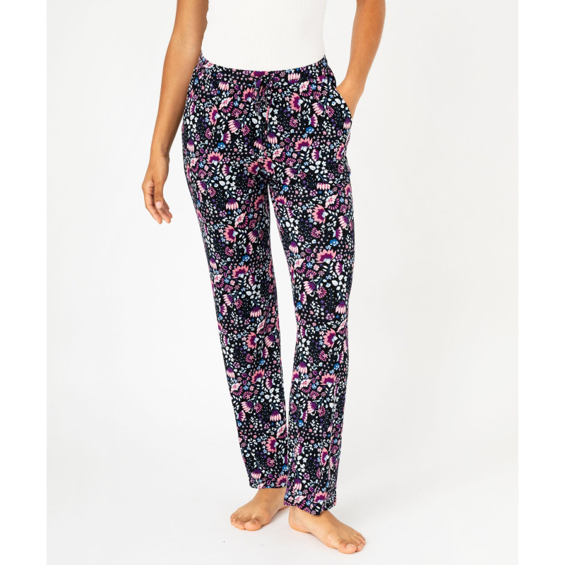 Pantalon de pyjama fluide femme