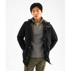 Parka dÃ©perlante avec doublure amovible homme