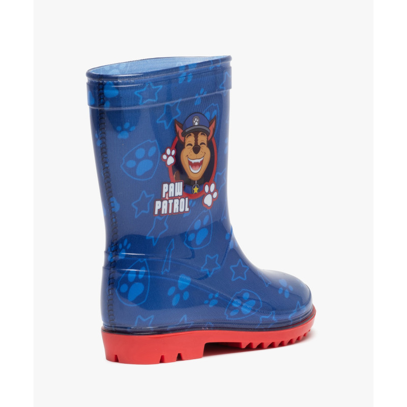 Bottes de pluie garçon imprimées à semelle crantée – Pat’ Patrouille