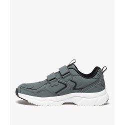 Baskets homme unies en mesh et à scratch style jogger Baskets homme unies en mesh et à scratch style jogger