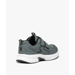 Baskets homme unies en mesh et à scratch style jogger Baskets homme unies en mesh et à scratch style jogger