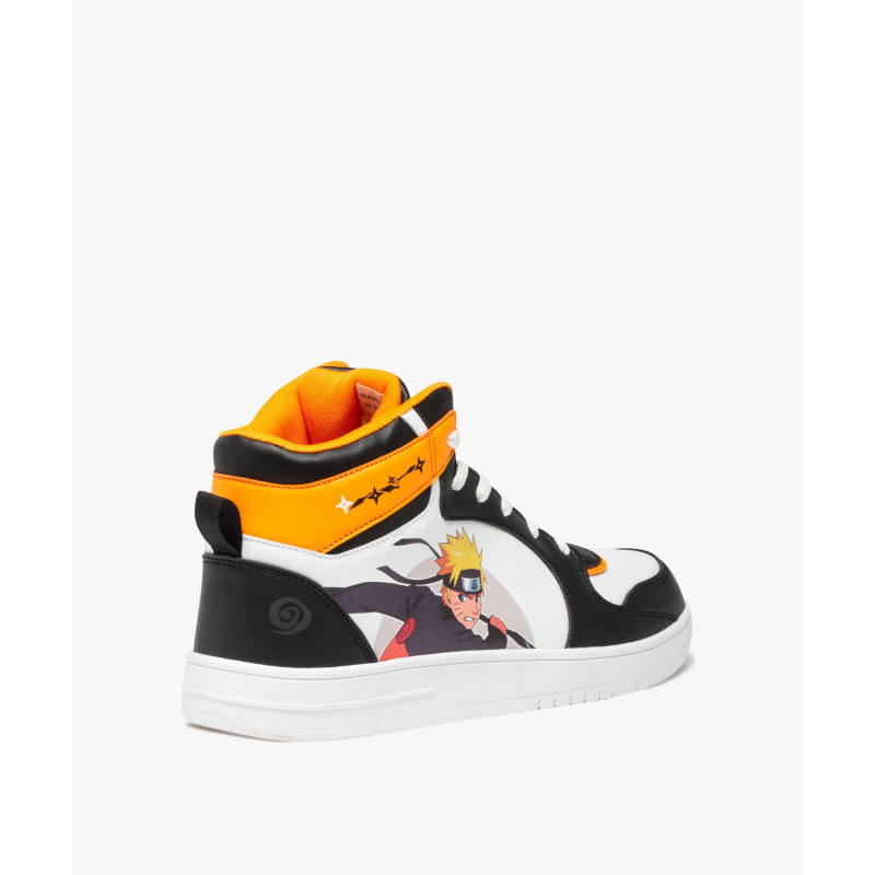 Baskets homme mid-cut à lacets - Naruto