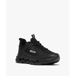Baskets homme jogger légères à semelle épaisse perforée - Slazenger Baskets homme jogger légères à semelle épaisse perforée - Slazenger