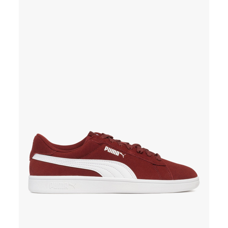 Baskets homme en cuir suédé avec semelle effet gomme Smash - Puma