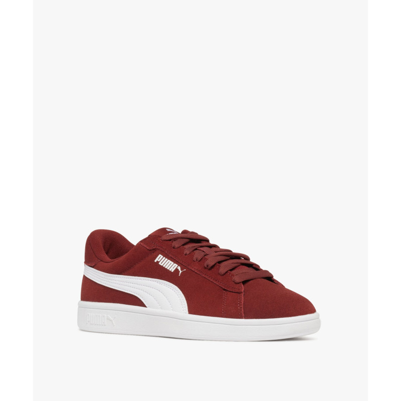 Baskets homme en cuir suédé avec semelle effet gomme Smash - Puma