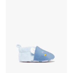 Chaussons de naissance bébé garçon rhinocéros en velours