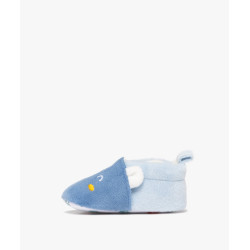 Chaussons de naissance bébé garçon rhinocéros en velours