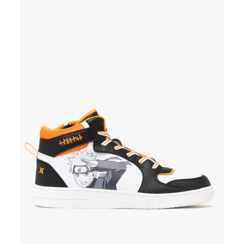 Baskets homme mid-cut à zip et col en mesh - Naruto Baskets homme mid-cut à zip et col en mesh - Naruto