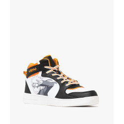 Baskets homme mid-cut à zip et col en mesh - Naruto Baskets homme mid-cut à zip et col en mesh - Naruto
