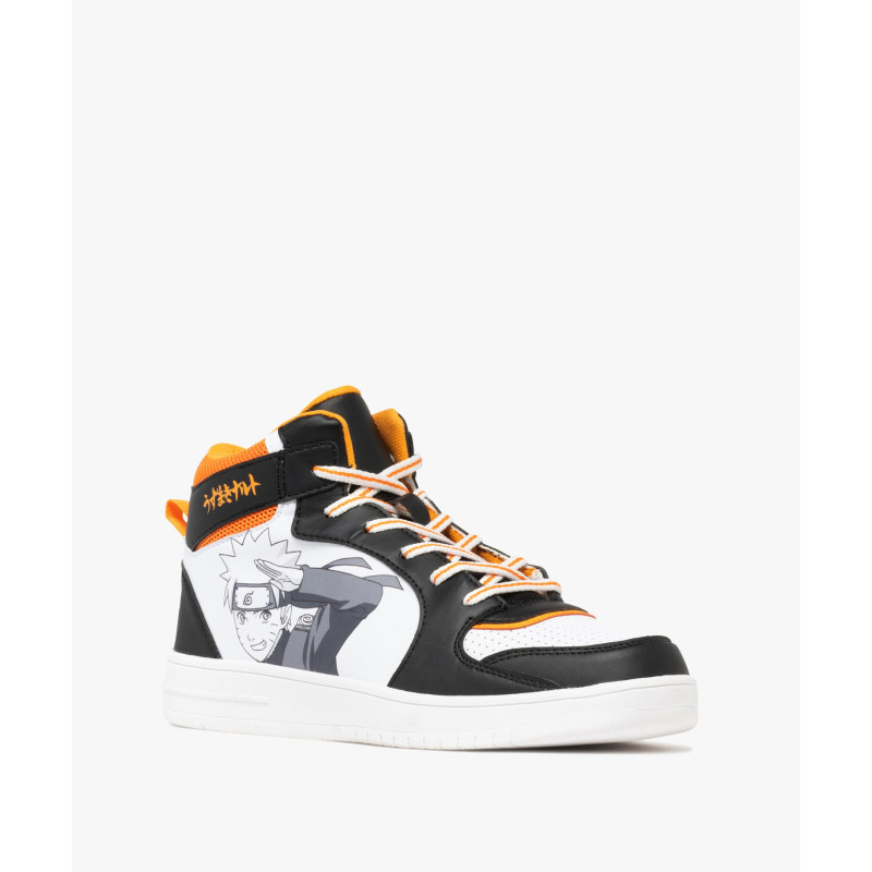 Baskets homme mid-cut à zip et col en mesh - Naruto Baskets homme mid-cut à zip et col en mesh - Naruto