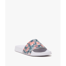 Mules femme à bandeau imprimé tropical - Kappa