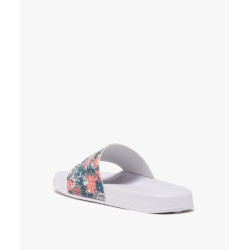 Mules femme à bandeau imprimé tropical - Kappa