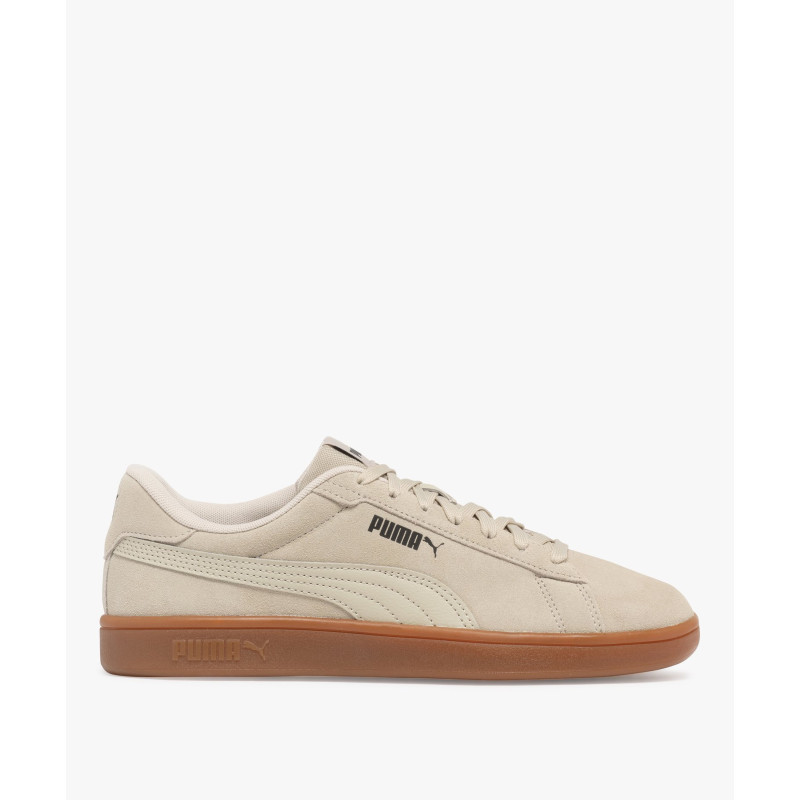 Baskets homme en cuir suédé avec semelle effet gomme Smash - Puma