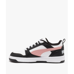 Baskets femme tricolores style rétro à lacets - Puma Rebound