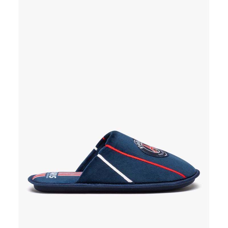 Chaussons homme en velours imprimés foot - Paris Saint Germain