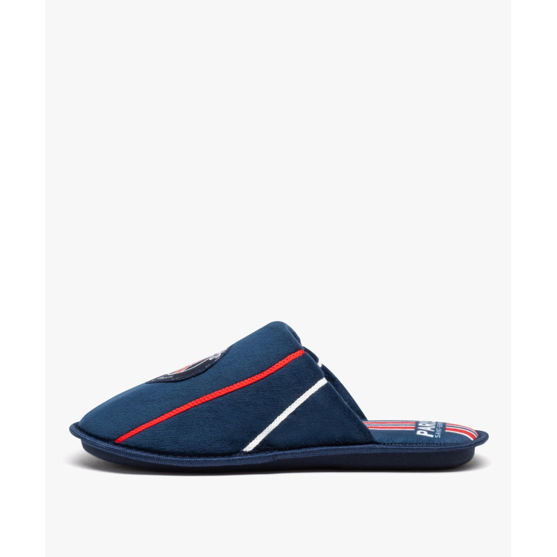 Chaussons homme en velours imprimés foot - Paris Saint Germain