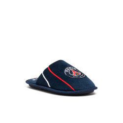 Chaussons garçon mules plates en velours imprimés PSG