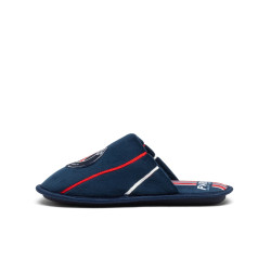 Chaussons garçon mules plates en velours imprimés PSG