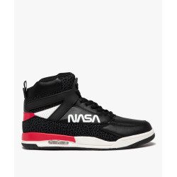 Baskets homme mid-cut à lacets avec semelle à bulle d'air - NASA