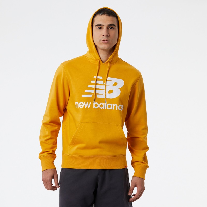 Sweat Homme Newbalance Nb Essentials Stacked Logo Po