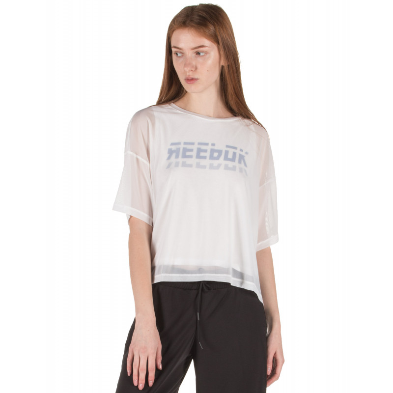 T-Shirt Manches Courtes Femme Reebok Wor Myt Mesh Layer Piece