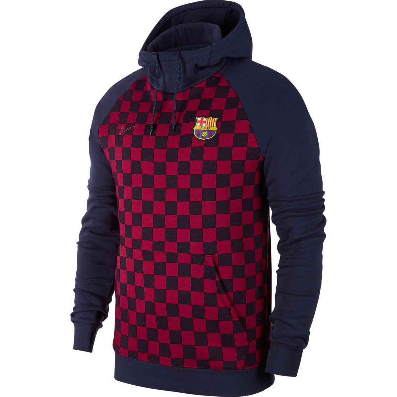 Sweat À Capuche Homme Nike Fcb Gfa Flc Po Hood - At4417-451